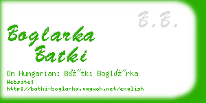 boglarka batki business card